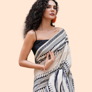 Tridevi (Cotton Wooven Saree)