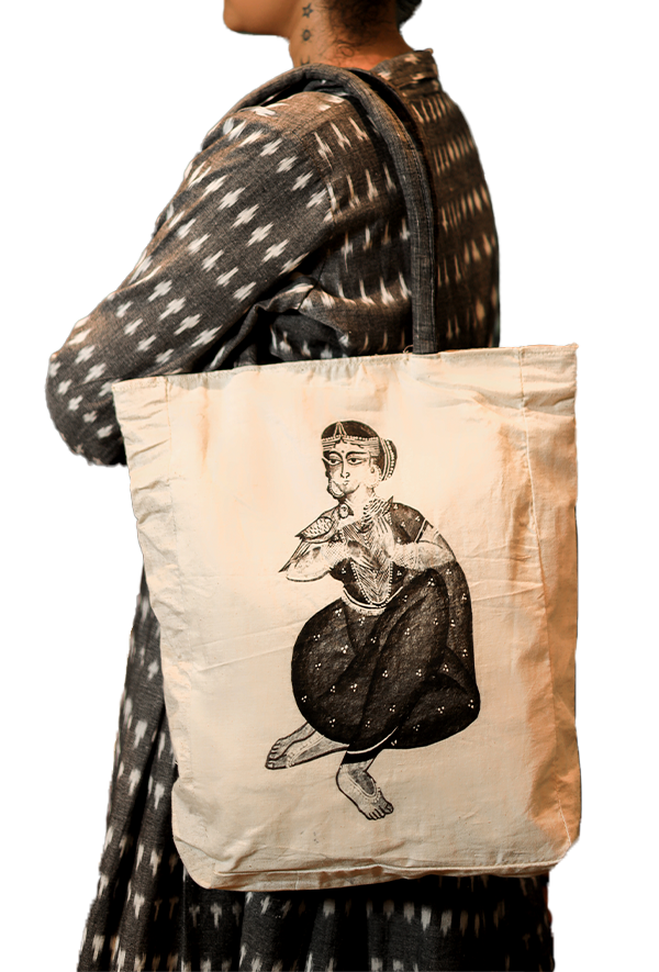 Royal Man with Chameleon Tote Bag