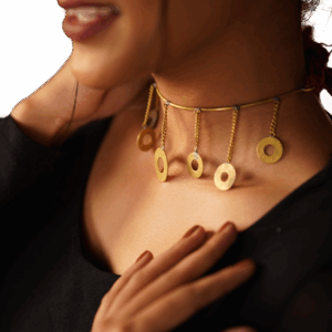 Rust in Gold (Brass Neckpeice)