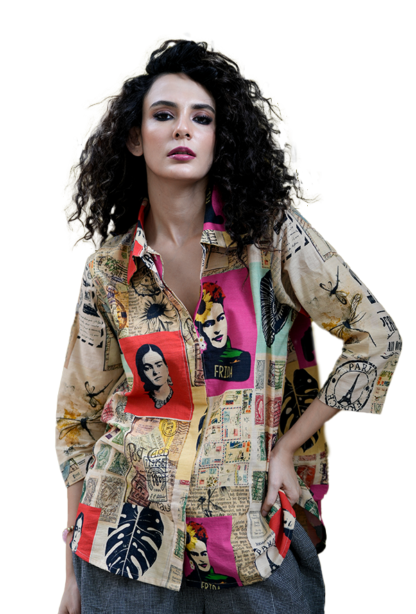 Women's Olive Green Frida Shirt