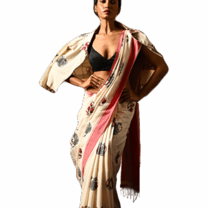 Pomegranate Dream Saree (Cotton)