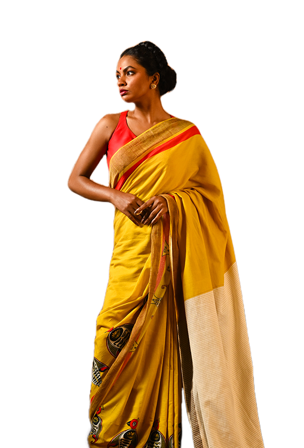 The Bird Saree (Cotton Saree)