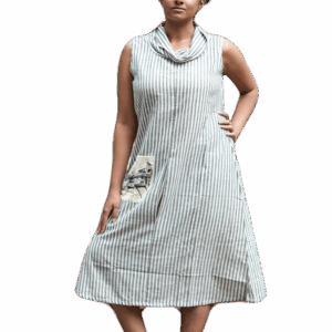 Cowl Neck Long Dress