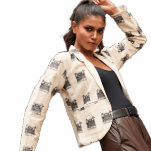 Typewriter Print Jacket