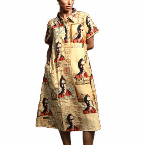 WOMAN VINTAGE SHIRT DRESS