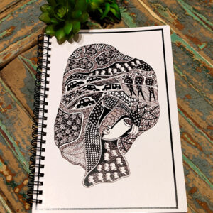 Spiral Notebook with handmade paper