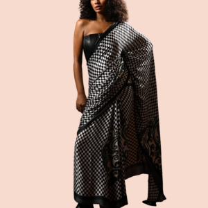 THE CHECKERED ALPONA SILK SAREE
